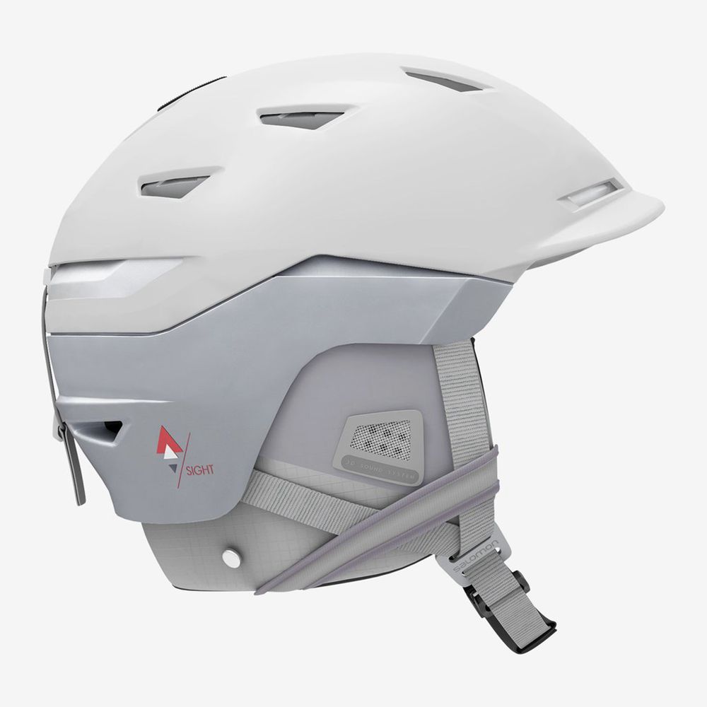 Salomon Israel SIGHT MIPS - Womens Helmets - White (KGBU-52693)